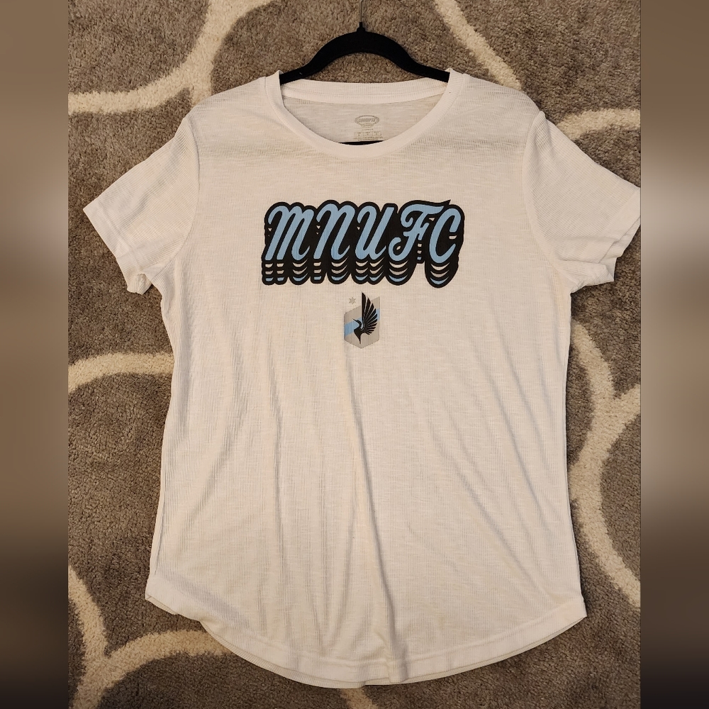 MNUFC Short Sleeve Scoop Neck Ribbed Tee